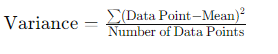 formula for variance